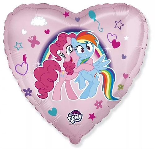 My little pony hjerte folieballon 46 cm