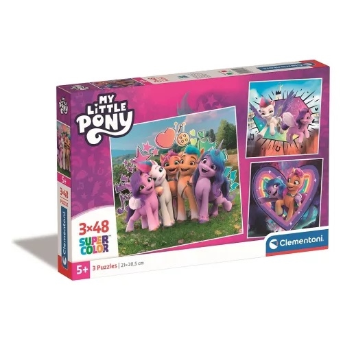 My little pony puslespil 3 * 48 brikker