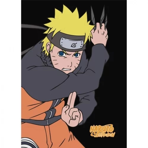 Naruto Shippuden fleecetæppe , 100*140 cm