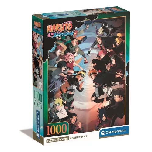 Naruto puslespil 1000 brikker , Naruto Pain\'s Assault