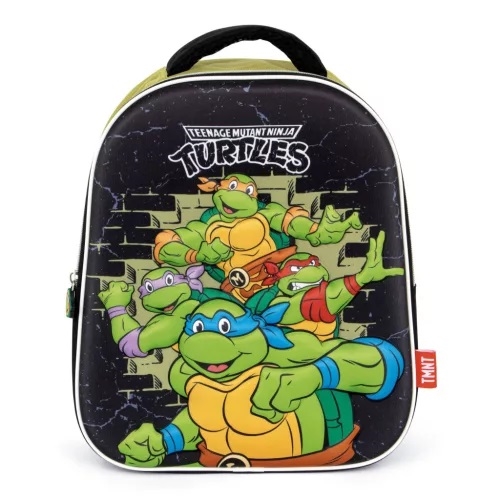 Ninja Turtles rygsæk 3D , 32cm