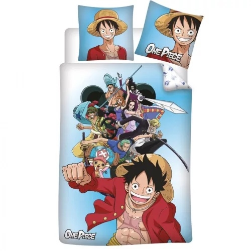 One Piece sengetøj Pirate Rush, 140*200 cm 