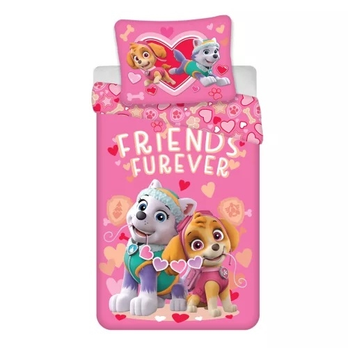 Paw Patrol Junior Sengetøj Friends Furever , 100*135 cm / 40*60 cm