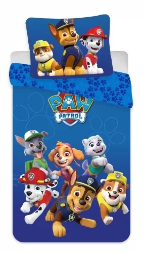 Paw patrol junior sengetøj , TEAM ,100* 135 cm/40*60 cm