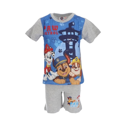 Paw Patrol T-shirt og shorts sæt , grå