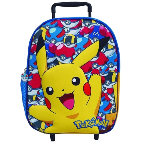 Pokemon Trolley 3D , 32cm , Pikachu og pokebold