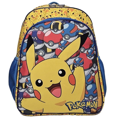 Pokemon rygsæk 40 cm, Pikachu og Pokebold