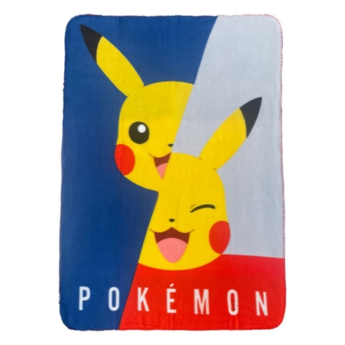 Pokemon fleece tæppe , Happy Pikachu