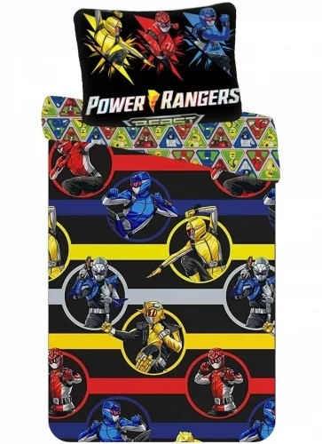 Power Rangers junior sengetøj , 100 * 140 cm / 40* 45 cm