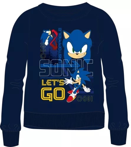 Sonic sweatshirt til børn , Let's Go