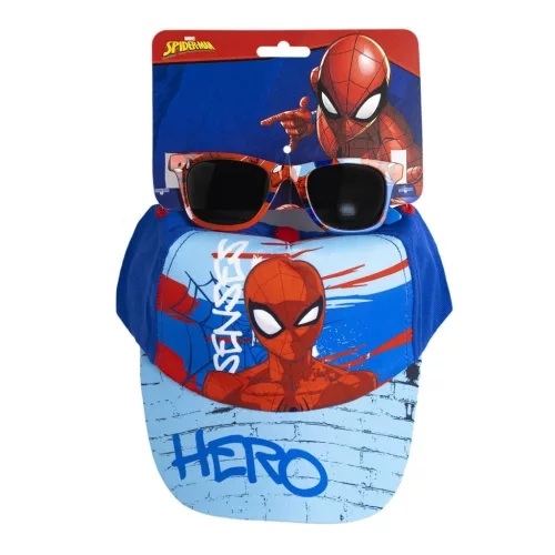 Spiderman kasket og solbriller , Hero