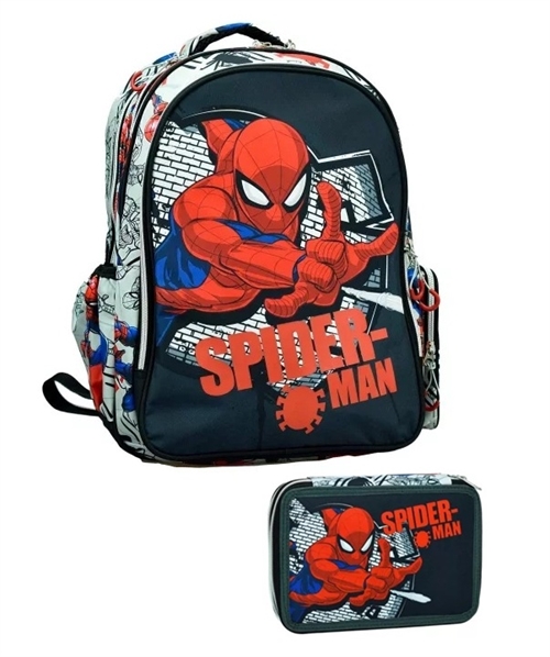 Spiderman skoletaske og penalhus , Wall