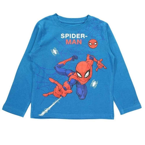 Spiderman bluse til børn , blå