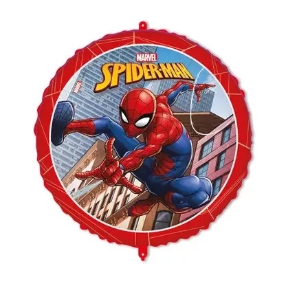 Spiderman rund folieballon 46 cm , Crime fighter