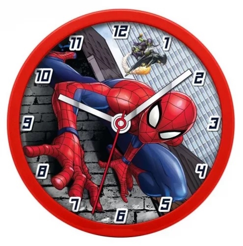 Spiderman vægur , Ø 24 cm 