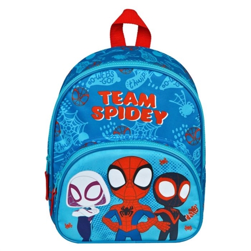 Spiderman rygsæk 2 rum 31 cm , Team Spidey