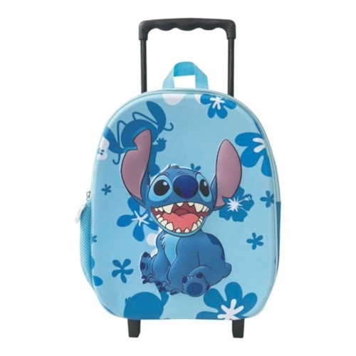Disney Stitch trolley 3D blå , 32 cm