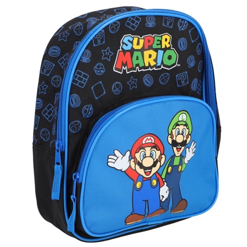 Super Mario rygsæk 2 rum, 31 cm