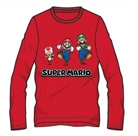 Super Mario bluse til børn , rød