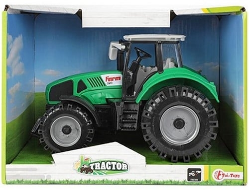Traktor Friction grøn , 18*24cm