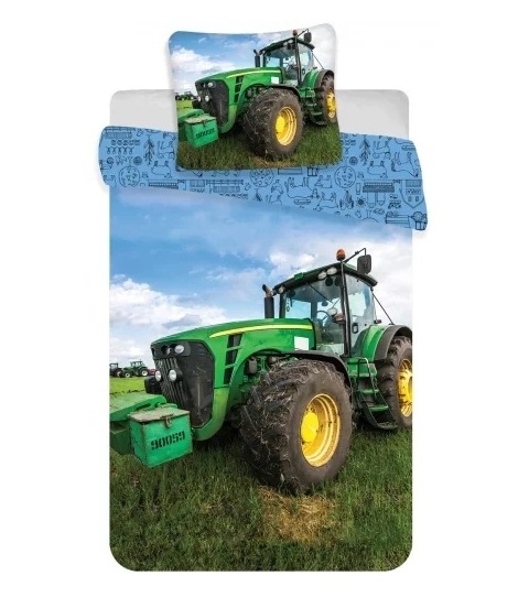 Traktor junior sengetøj 135*100 cm / 40*60 cm