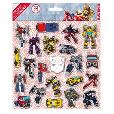 Transformers skumklistermærker 22 stk.