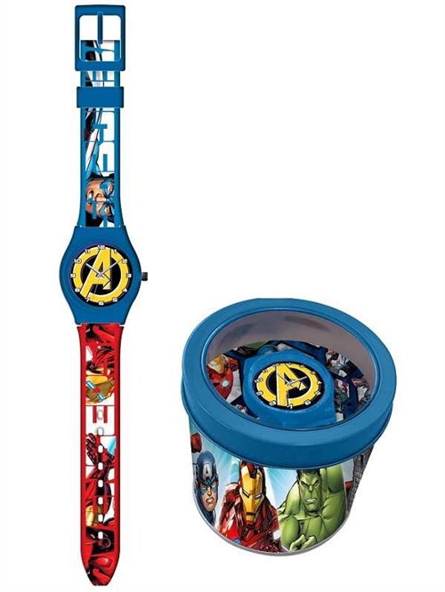 Avengers armbåndsur i metalæske 