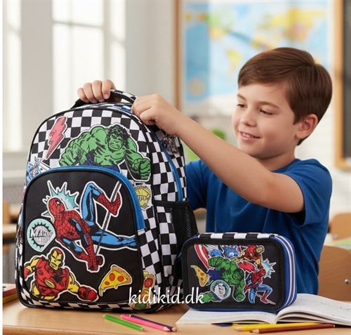Avengers skoletaske og penalhus