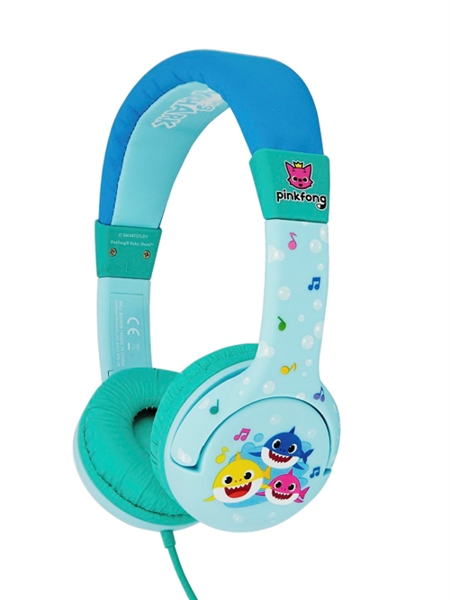 Baby Shark hovedtelefoner blå