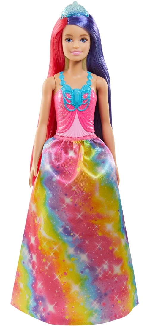 Barbie Dreamtopia dukker , Prinsesse med regnbue kjole , 32 cm