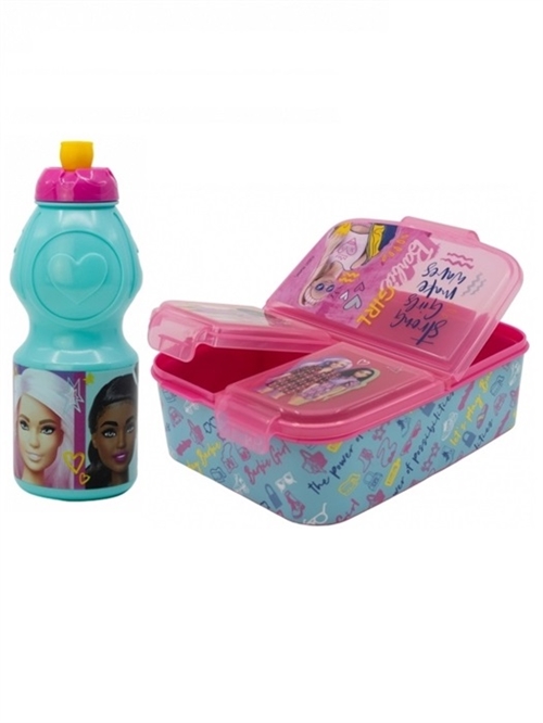 Barbie madkasse 3 rum og og drikkedunk