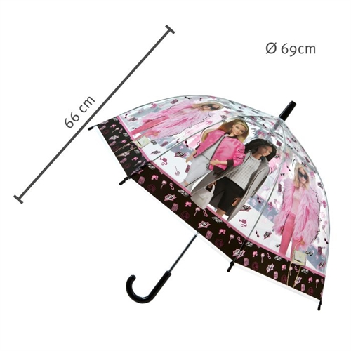 Barbie paraply til børn
