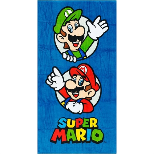 Super Mario badehåndklæde, Mario og Luigi