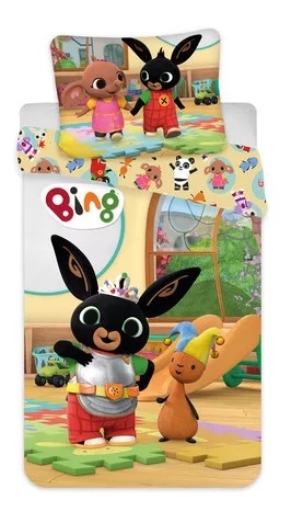 Bing junior sengetøj, 135 * 100 cm / 60 *40cm