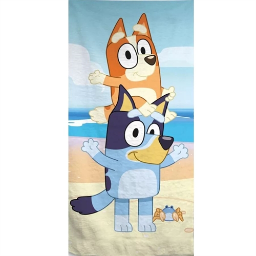 Bluey strandhåndklæde , Bluey og Bingo
