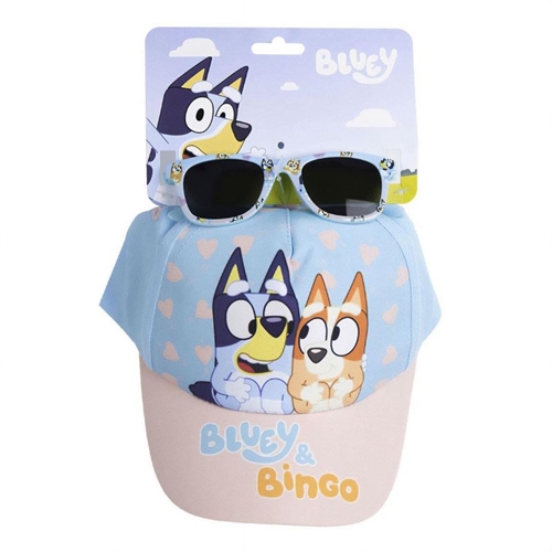 Bluey kasket og solbriller
