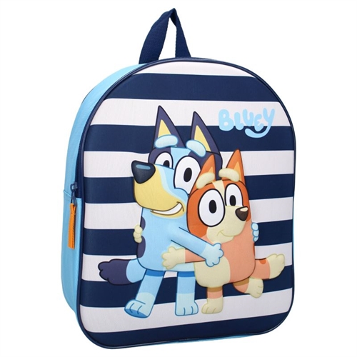 Bluey rygsæk 3D , Bluey og Bingo , 31 cm