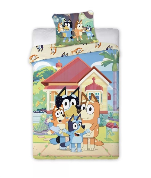 Bluey junior sengetøj Home, 135 * 100 cm / 40* 60 cm