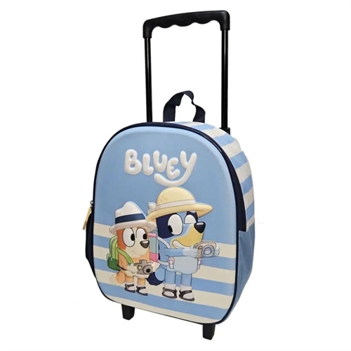 Bluey trolley/ rygsæk 3D , 32 cm , Bluey og Bingo