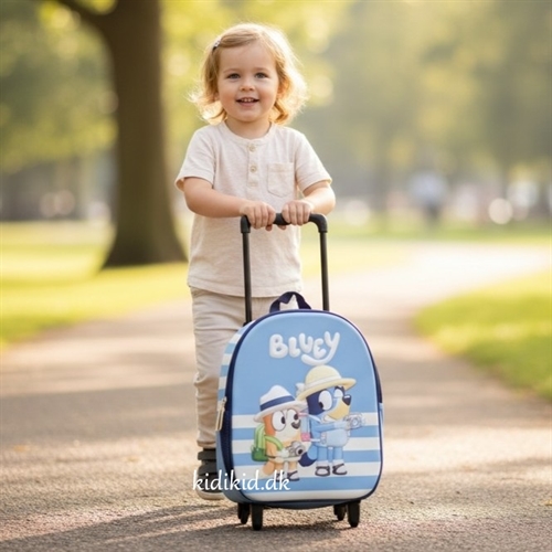 Bluey trolley/ rygsæk 3D , 32 cm , Bluey og Bingo