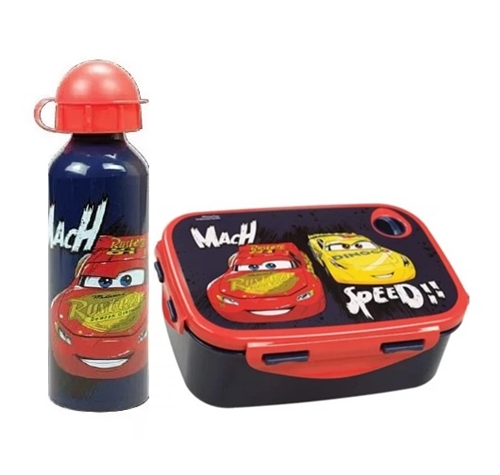 Disney Cars madkasse mikroovn og drikkedunk aluminium