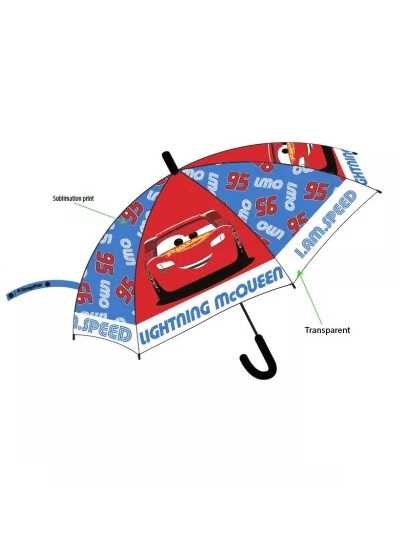 Disney Cars paraply blå