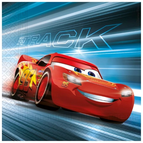 Disney Cars McQueen " Victory is mine " servietter 33*33 cm , 20 stk.