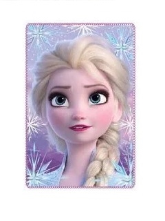 Disney Frost fleecetæppe , Elsa