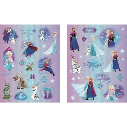 Disney Frost klistermærker med glimmer , 2 ark