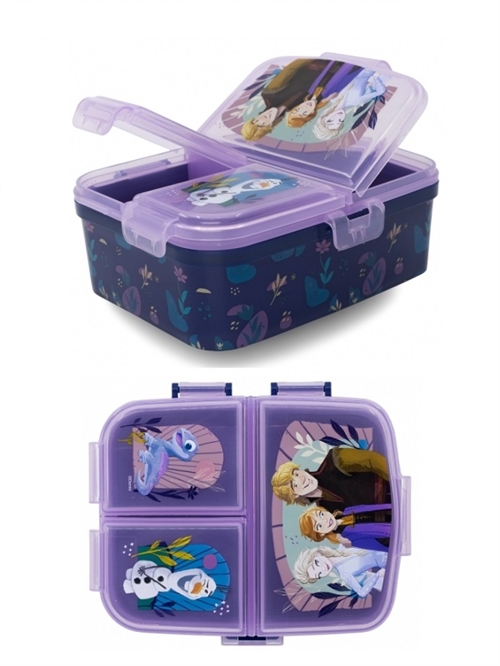 Disney Frost madkasse 4 rum 2 lag , lilla