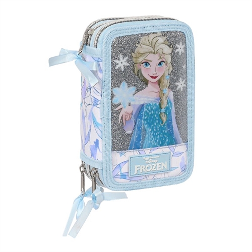 Disney Frost penalhus 3 lag m. indhold, Elsa, glimmer