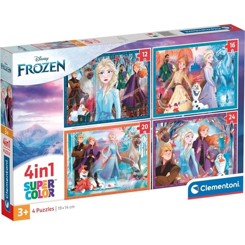 Disney Frost puslespil 4 in 1