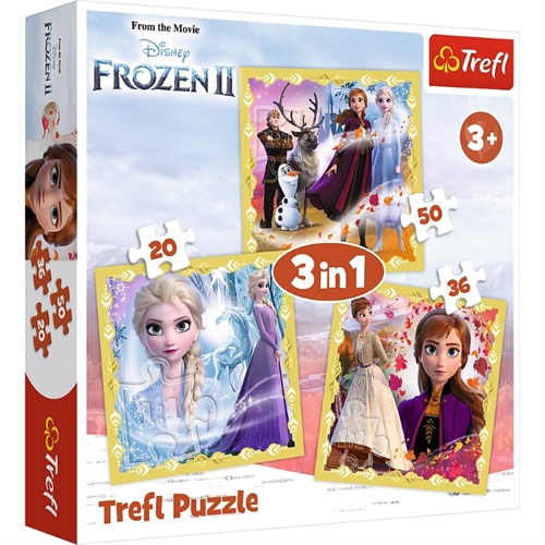Disney Frost puslespil 3 in 1