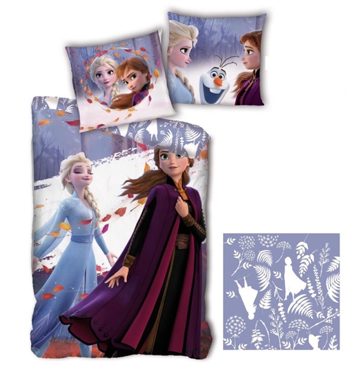 Disney Frost 2 sengetøj lilla , 140*200 cm
